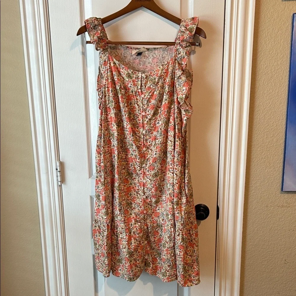 Set of 2! Universal thread Floral Sleeveless Dresses resort vacation preppy boho - Picture 1 of 7